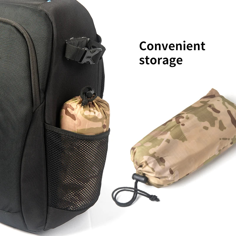 Waterproof Camo Rain Poncho – Unisex Outdoor Gear