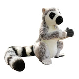 28cm Wild Lemur Plush Toy – Lifelike Stuffed Animal