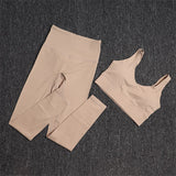 TRY TO BN Gym Sets Woman 2 Piece Sports Bra High Waisted Leggings Fitness Sportswear Women's Tracksuit Yoga Wear Workout Clothes