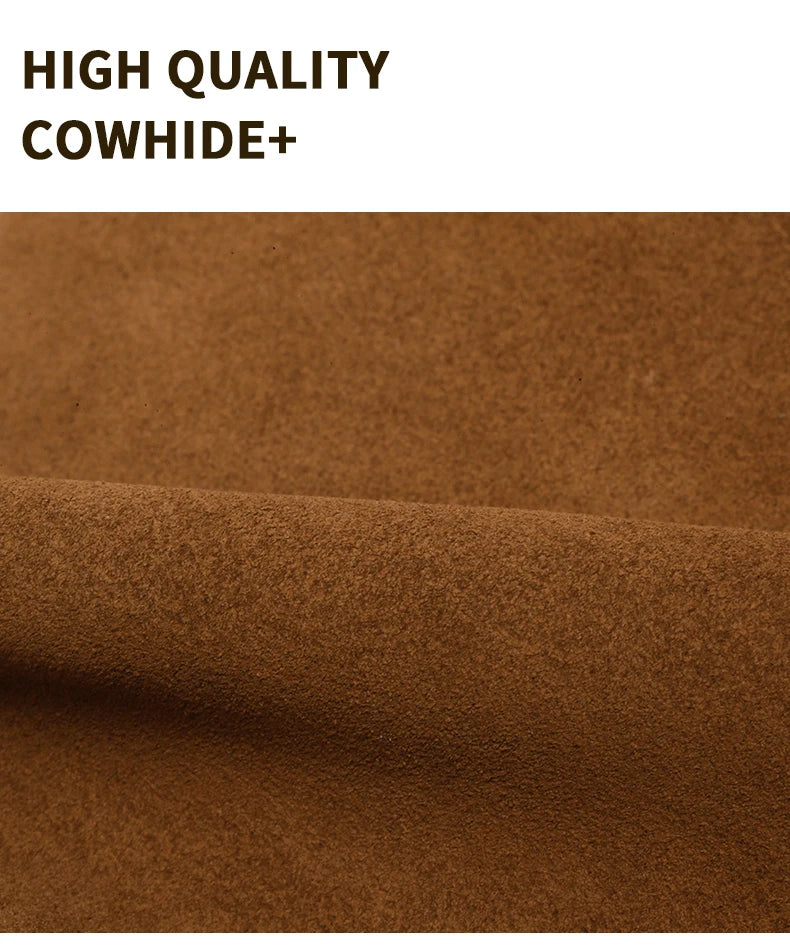 Autumn Winter Women's Cow Genuine Leather Tote Bag Suede Commuting Cowhide Handbags Large Capacity Designer Luxury Velvet Bags