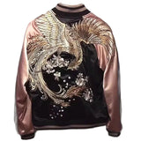 Sakura Phoenix Embroidered Sukajan Jacket