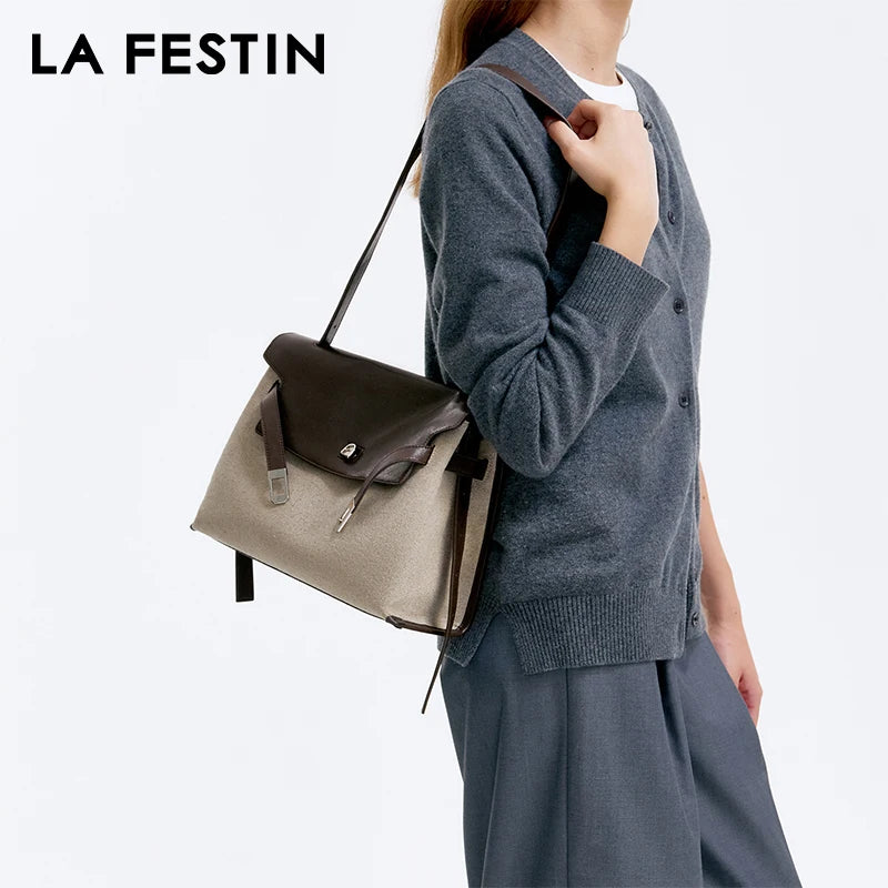 LA FESTIN Original Shoulder Bag 2025 New Trend Large Handbag Designer Luxury Bag Crossbody Bag Fashion Tote Bags for Women