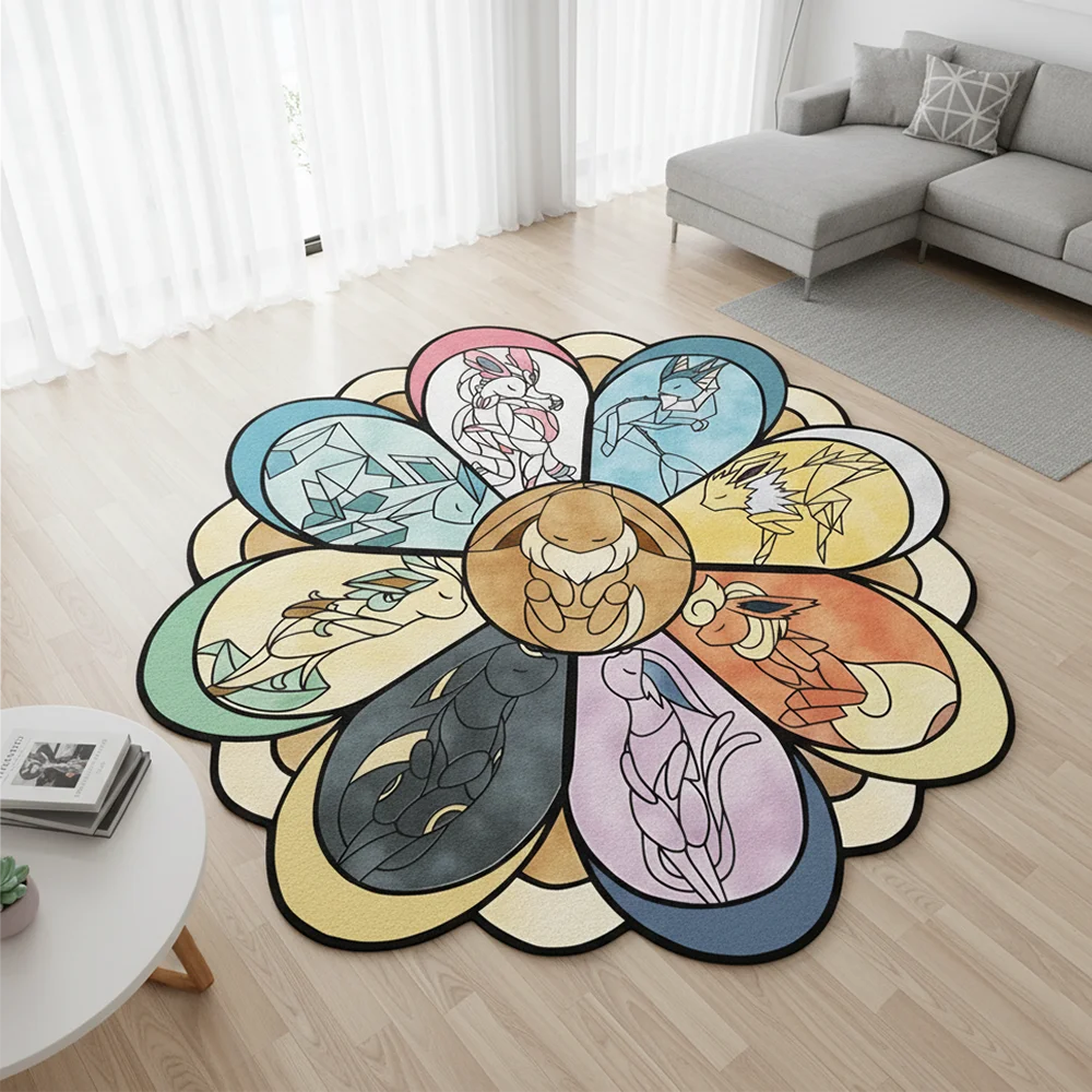 Anime Rug Gardevoir Kirby Pokémon Unique Design,Pet Mat,Soft Floor Mat,Soft Decorative Blanket,Game Mat