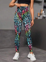 Women's 3D Tie-Dye Seamless Push-Up Leggings