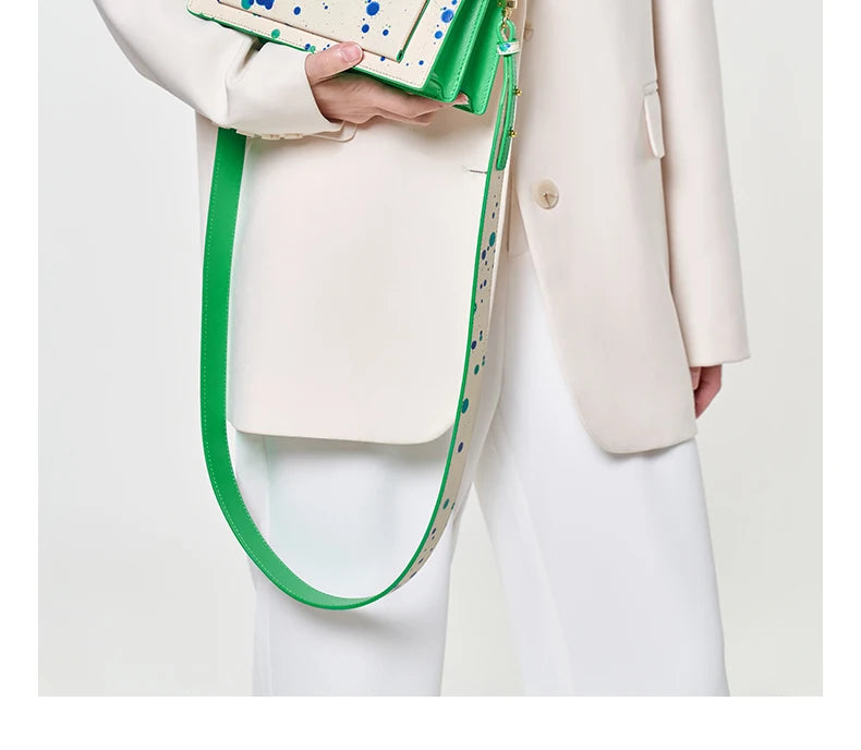 Bafelli Genuine Leather Flap Crossbody Bag – 2026 Collection