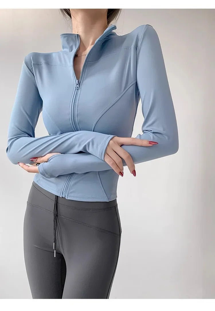 Quick-Dry Performance Yoga Jacket
