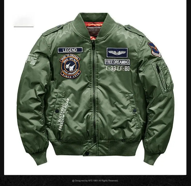 Men’s Ma-1 Aviator Bomber Jacket