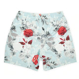 Rose Embroidered Hip Hop Shorts
