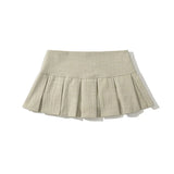 Women's Retro Pleated Mini Skirt