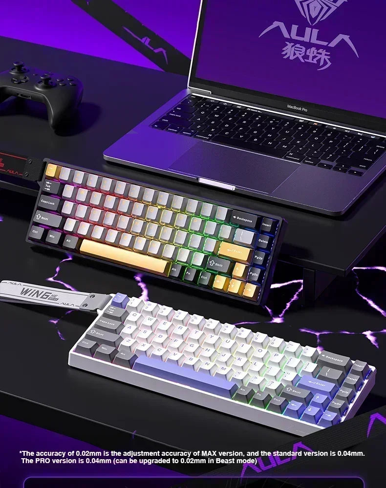 AULA WIN60 WIN68 HE Magnetic Keyboards Esports Rapid Trigger 8K Return RGB Hotswap Wired Gaming Mechanical Keyboard for Pc Gamer