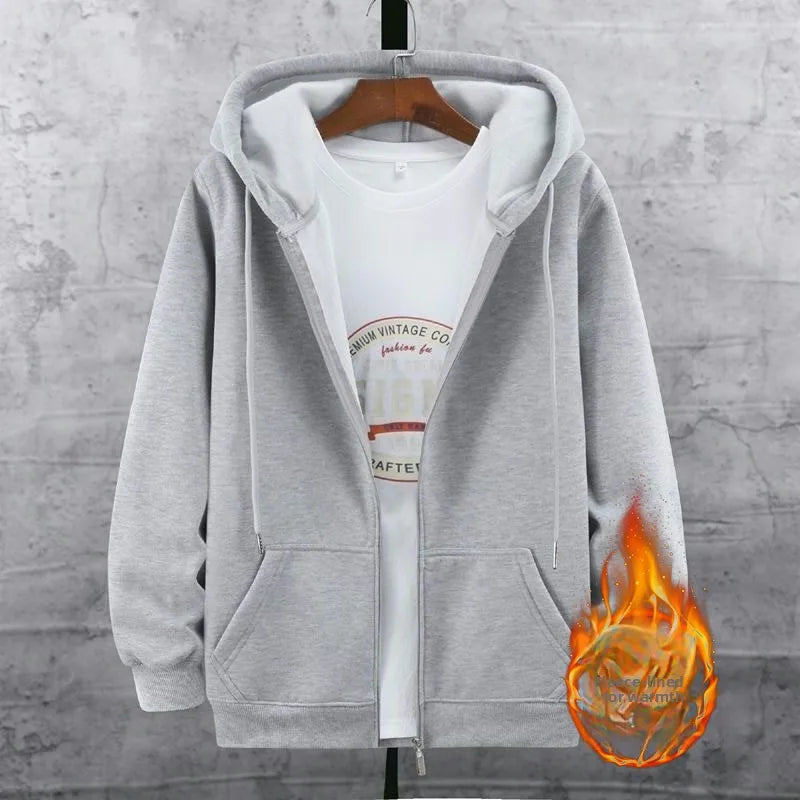 Unisex Fleece Zip-Up Hoodie