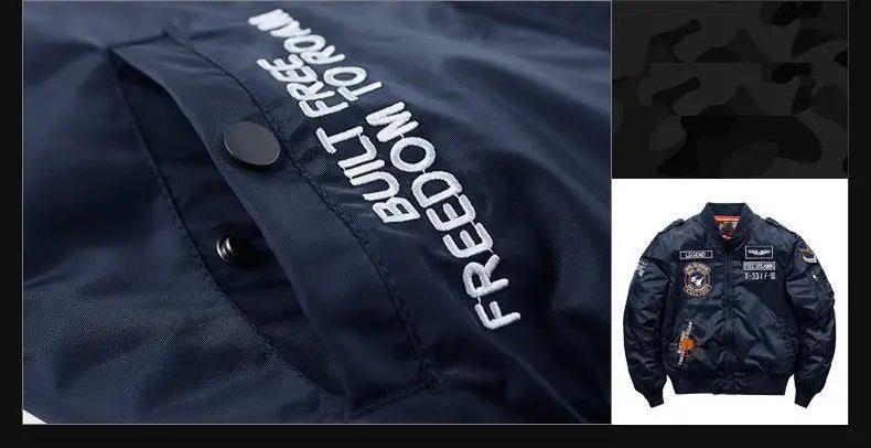 Men’s Ma-1 Aviator Bomber Jacket