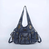 Vintage Women Handbags Fashion PU Leather Shoulder Bags Female Satchel Big-capacity Shoulder Purse Bag bolsa feminina