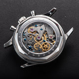 38mm 1963 Mens Watch Polit Chronograph Wristwatch ST1901 Mechanical Original Air Force 40mm Acylic Reloj Homber Tianjin Movement