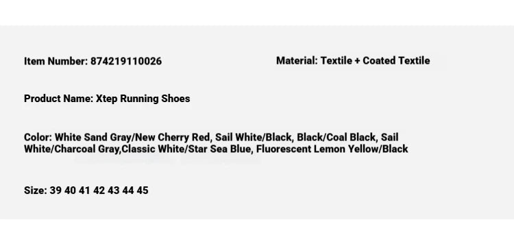 XTEP 2000km PRO Men's Running Sneakers 2026 Spring Cushioned Stability Comfort Lightweight Male Sports shoes 874219110026