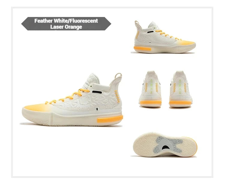 361 Degrees Joker 1 GT PE Men Basketball Shoes Trendy Leather Breathable Shock-Absorbing Wear-resistant Male Sneakers 672511116