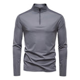 AIOPESON 2025 Men's Spring Lightweight Breathable UV Protection Sun Shirt for Outdoor Activities Male T Shirt