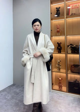 Double-Sided Wool & Fox Fur Jacket