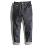 Maden Retro 11.6oz Cotton Selvedge Raw Denim Jeans Tapered Regular Fit Jeans with Zipper Fly High Quality Versatile Men's Pants