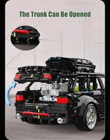 High-tech Expert 2896pcs Audied RS6 Touring Car Model Building Blocks MOC City Sport Car Travel SUV Vehicle Bricks Toys For Kids