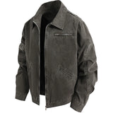 Oversize Loose Men's Denim Jacket Autumn 100% Cotton High Quality Casual Coats Fashion Hip-Hop Rock Streetwear Comfort Outerwear