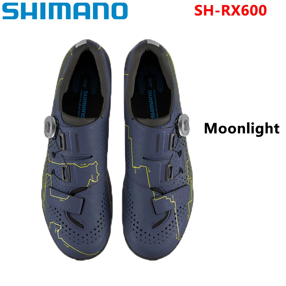 Shimano SH-RX600 Gravel Bike Lock Shoes RX6 RX600 Carbon Fiber Sole Gravel Bike Self-locking Riding Shoes Locking Shoes