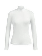 2-Piece Women's High-Neck Brushed Thermal T-Shirt Set - Made in USA