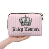 J-Juicy-C-Couture Makeup Bag Zipper Pouch Travel Cosmetic Bags Large Leather Portable Cosmetic Bag for Women