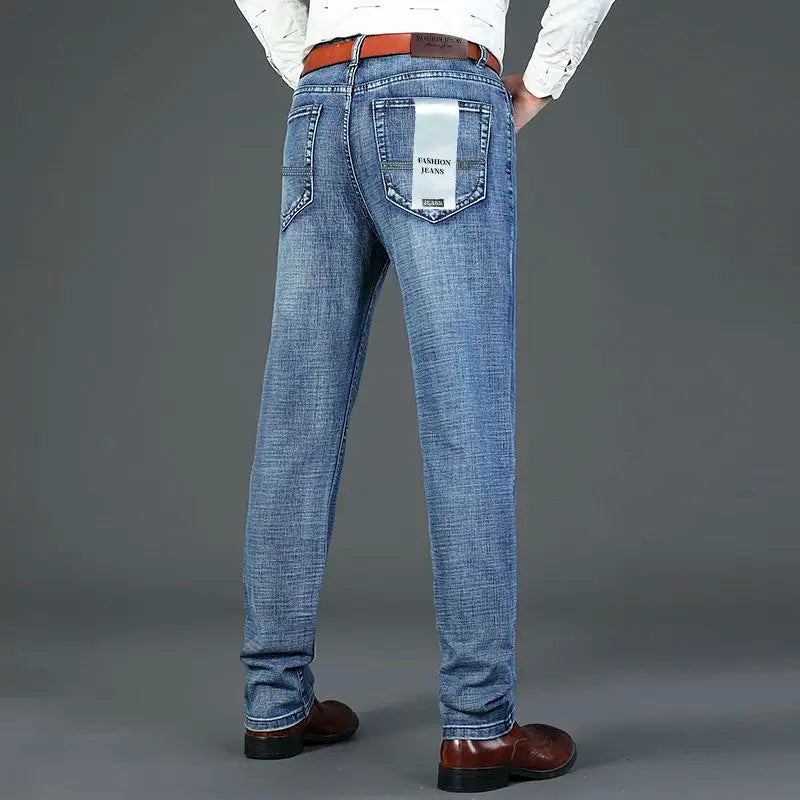 Men’s Classic Straight-Leg Stretch Jeans
