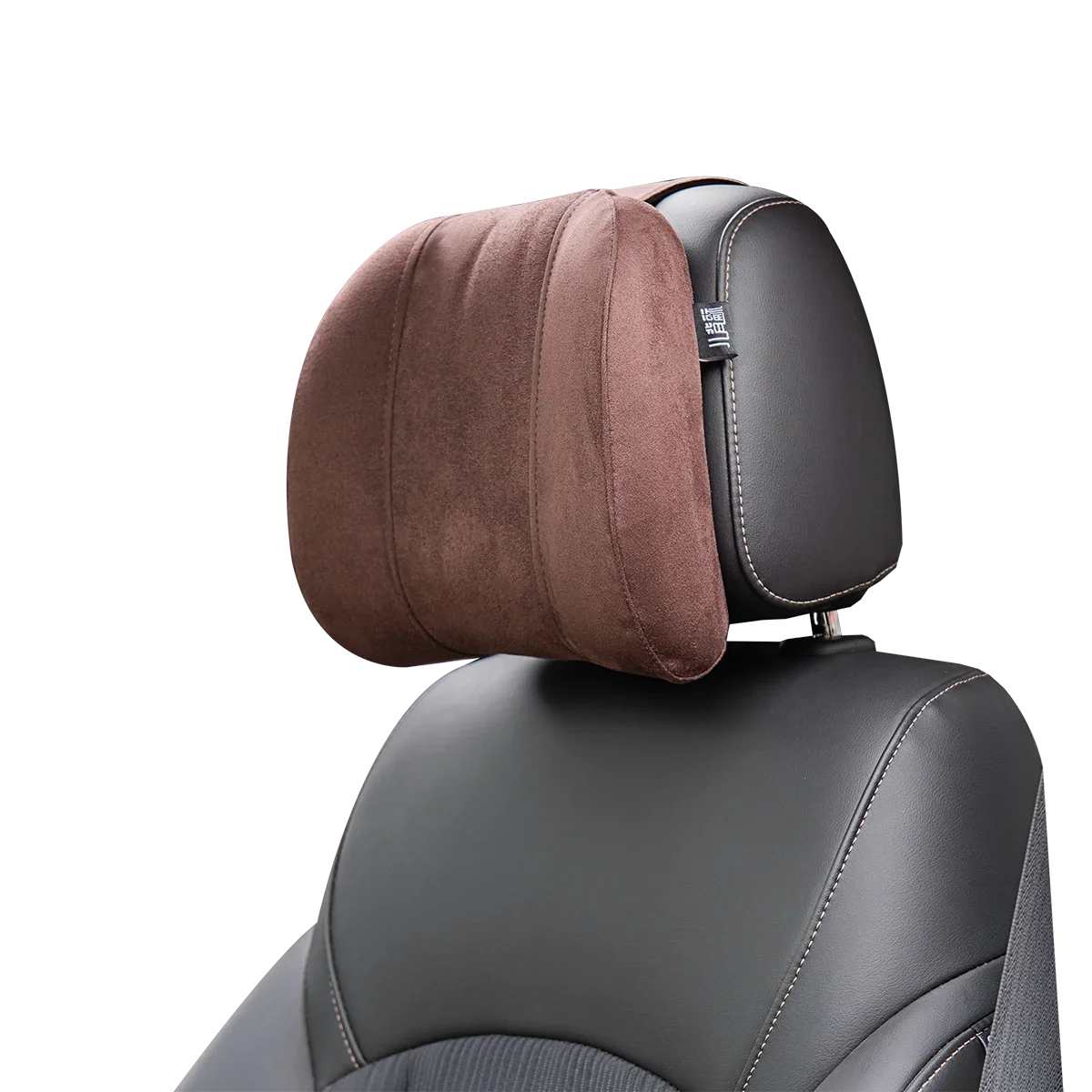 Forbell Car Headrest Pillow Suede Fabric Car Neck Pillow Car Seat Pillow Rest Headrest Memory Foam Headrest Car Accessories