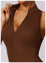 V-Back Athletic Yoga Jumpsuit