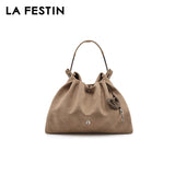 LA FESTIN Original Brand Women's Bag 2025 New Fashion Leather Shoulder Bag Lady Handbag Large Capacity Bag Crossbody Bag