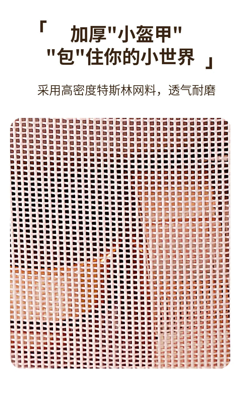 Large Mesh Makeup Bag for Women Portable Breathable Cosmetic Organizer Bag Travel Makeup Pouch with Simple Design