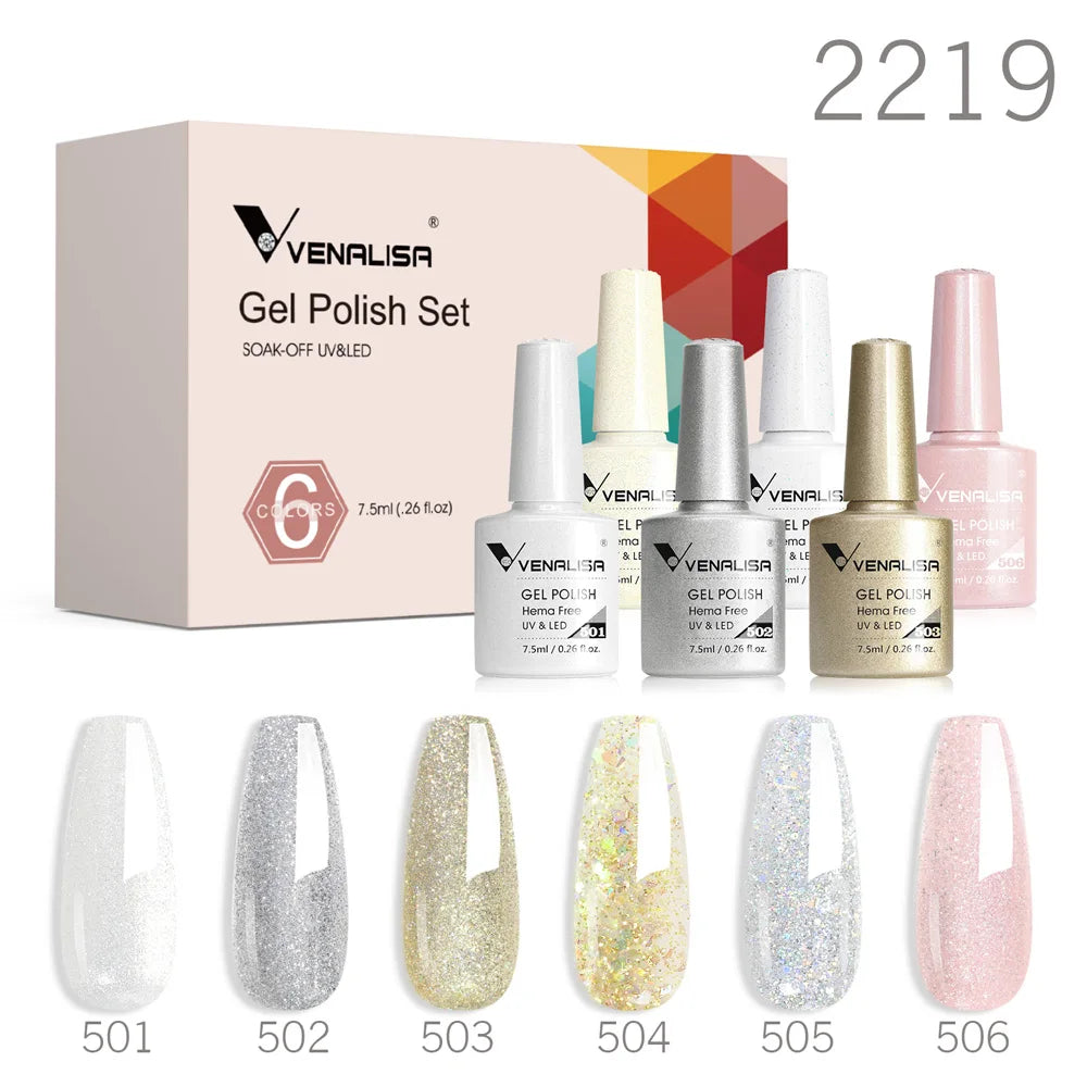Venalisa TPO/HEMA-Free 6pc Gel Polish Kit 7.5ml