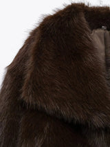 Elegant Faux Fur Oversized Coat