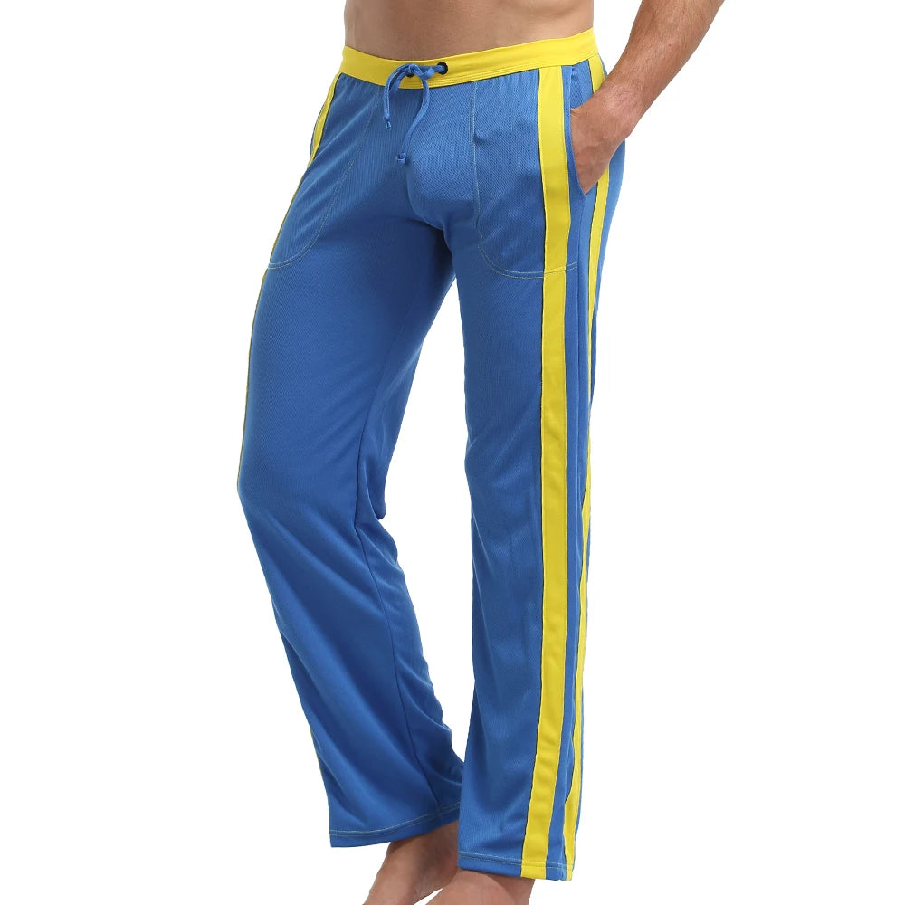 Men's Nylon Jogger Pants with Elastic Waist