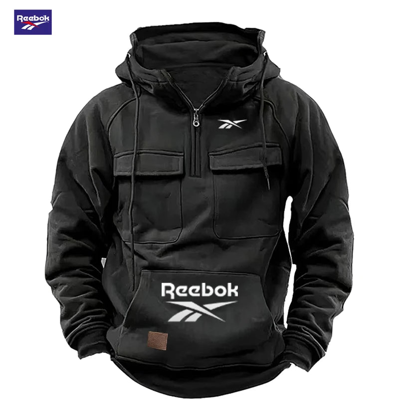 Men’s Multi-Pocket Zip Hoodie