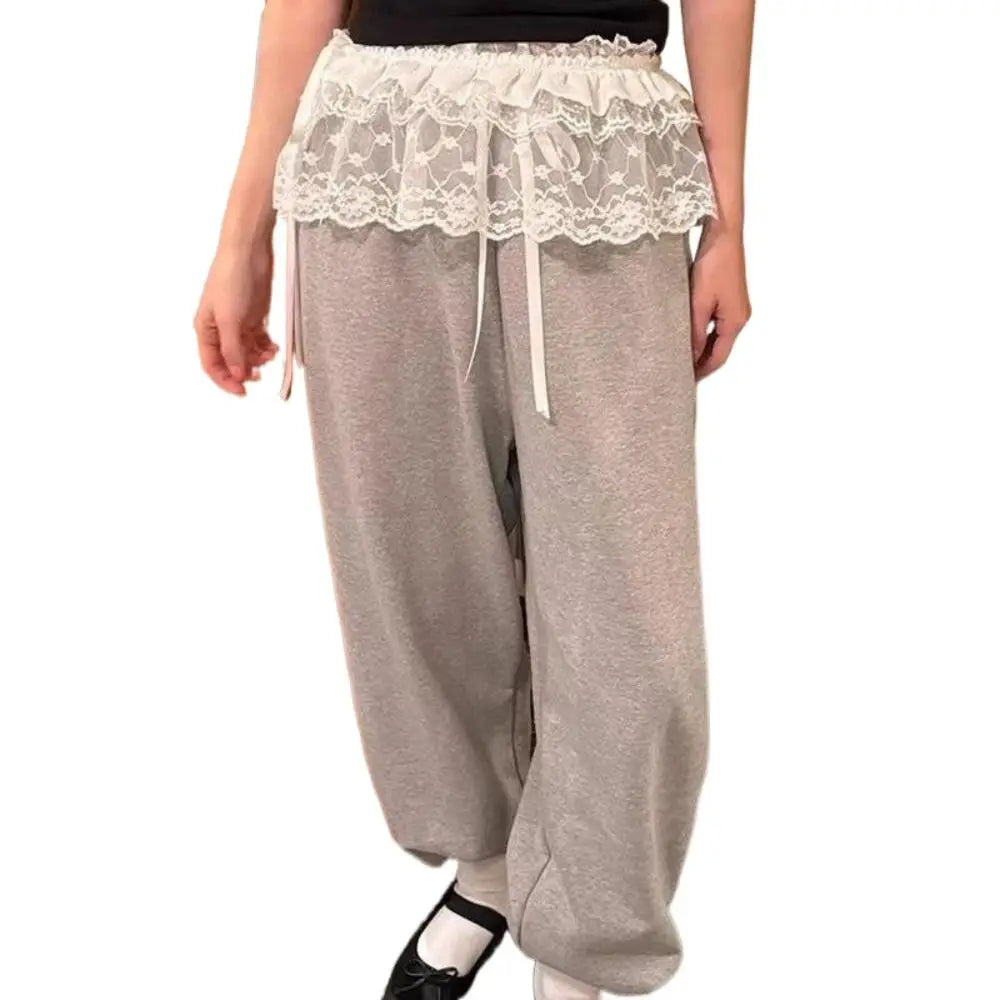 Lace-Up Ruffle Mini Skirt for Playful Layering