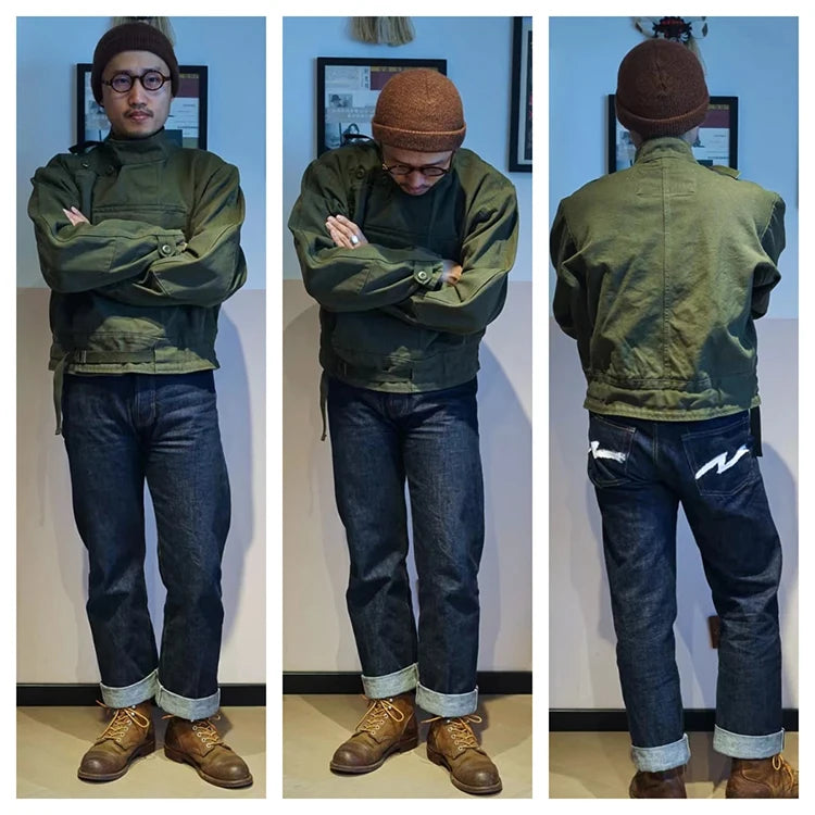 Swedish Dispatch Rider Jacket – Men's Vintage Canvas Coat