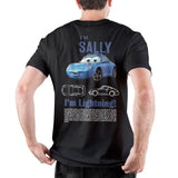 Men Sally I'm Lightning Cars T Shirts Lightning McQueen Graphic Tee