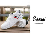 2026 Mens Casual Sneakers New Fashion Lace-up White Shoes Student Comfort Sports Plus Size Vulcanized Shoes Zapatillas De Hombre