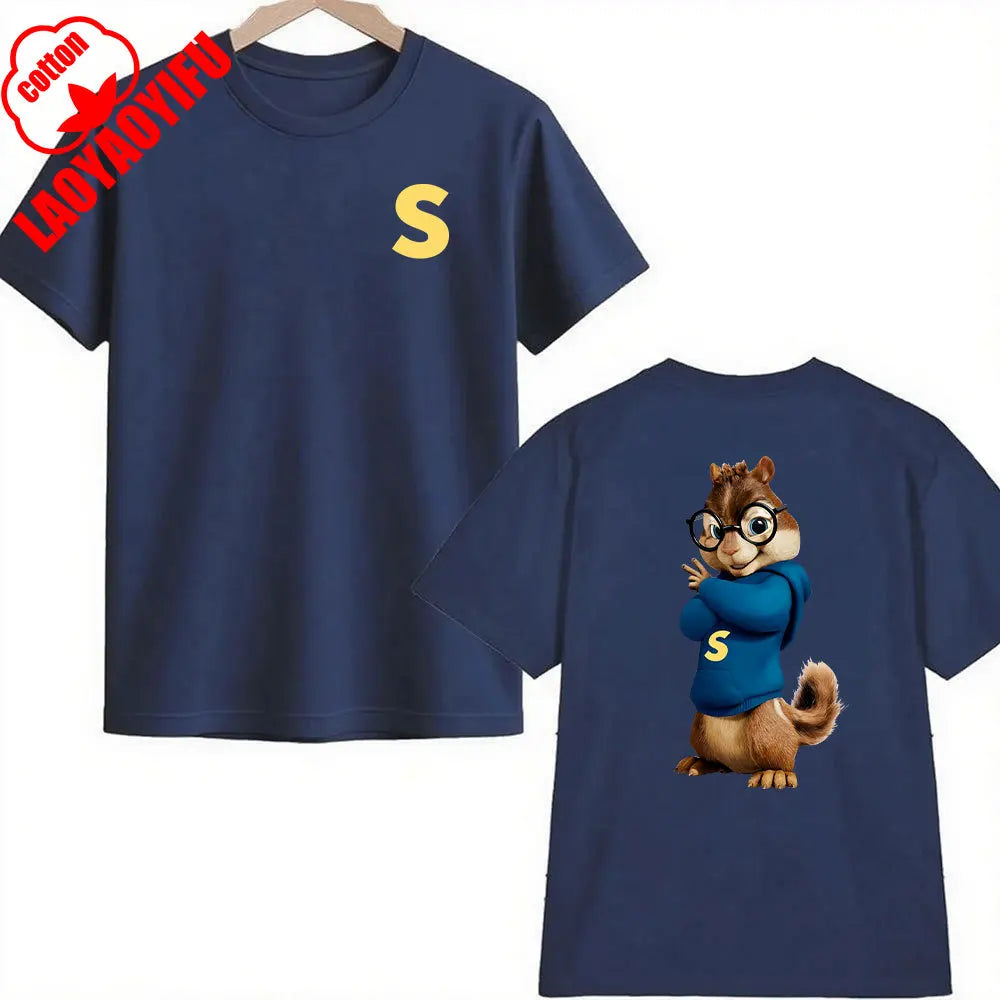 Alvin and the Chipmunks Double-Sided Cotton Tee