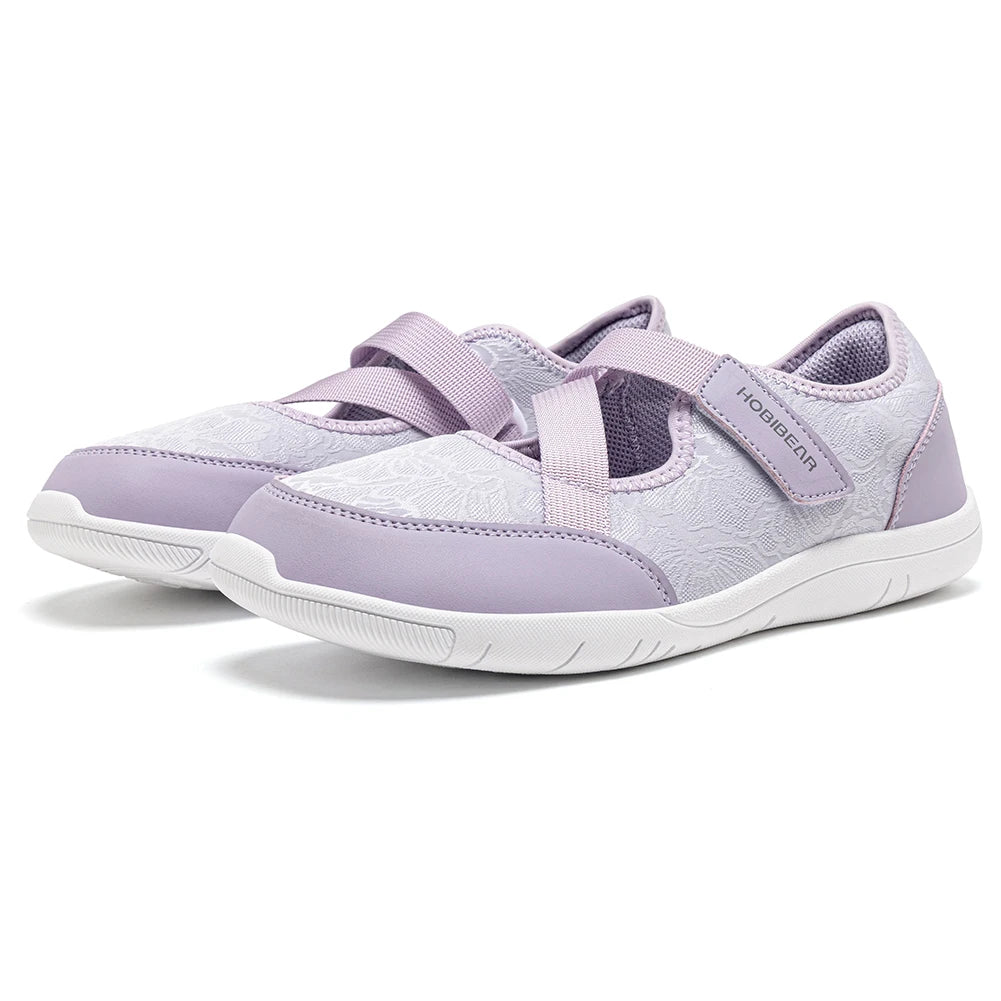 HOBIBEAR Wide-Toe Mary Jane Flats | Barefoot Ballet Shoes