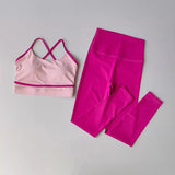 Premium 2-Piece Women’s Yoga Workout Set - High-Waisted Leggings & Sports Bra