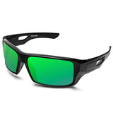 MAXJULI Polarized Sunglasses Wrap Around Sports Sunglasses for Big Wide Heads Men Women UV400 Sun Glasses 8232