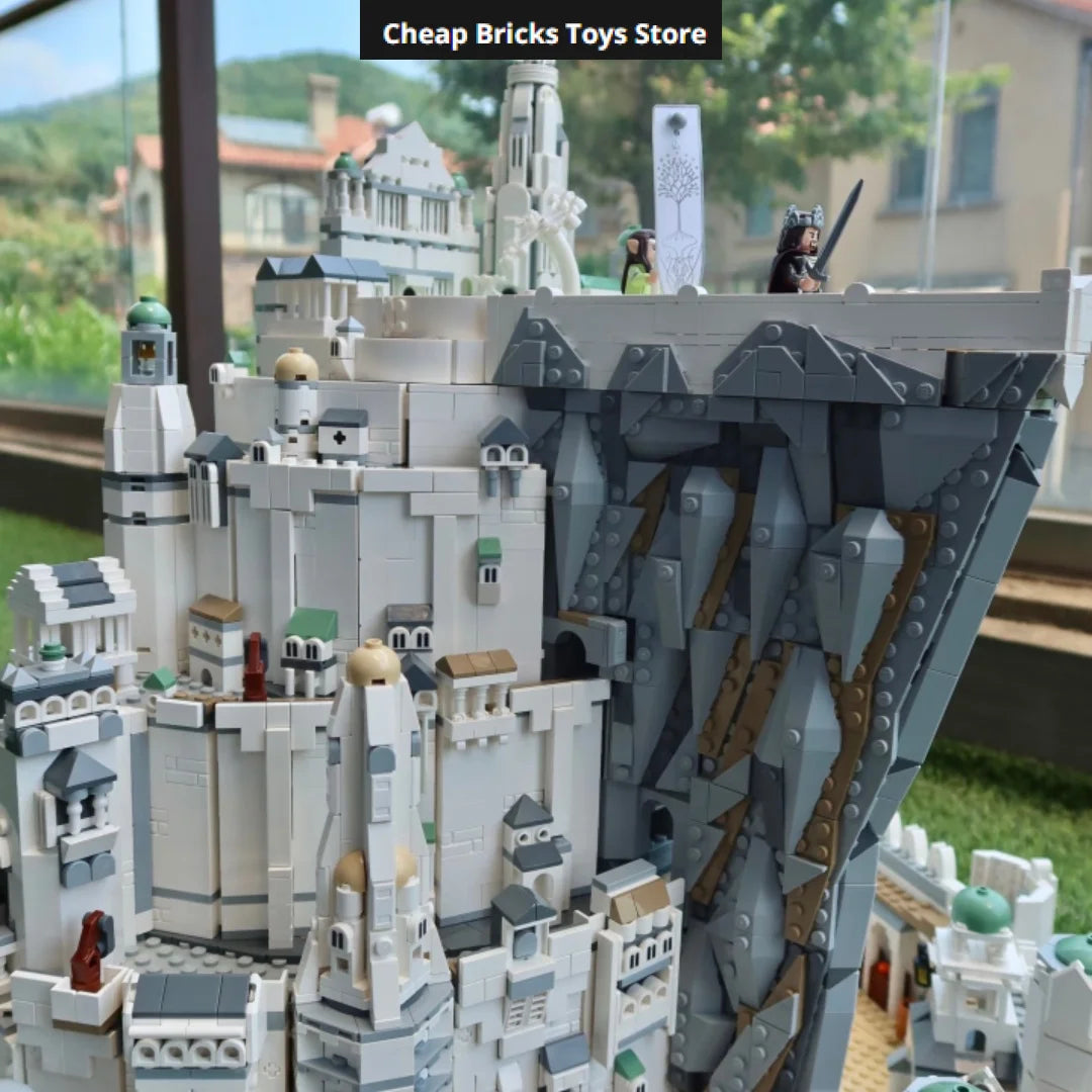 Educational 2026 Assembly 8278pcs DIY Bricks Building Blocks Suitable The City Capital Minas Tirith Model Gifts for Adults Toys