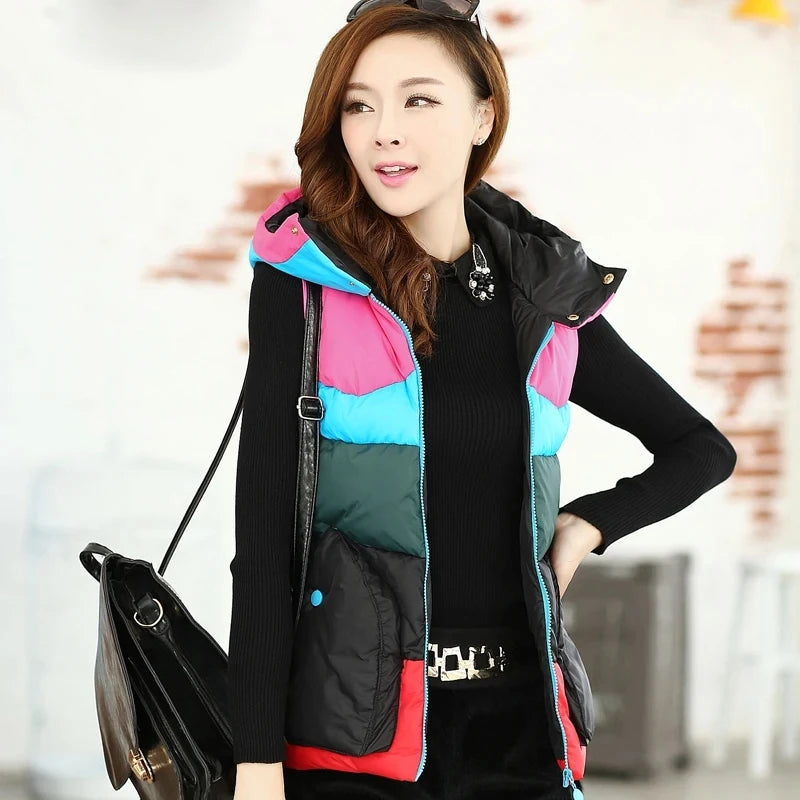 Quilted Cropped Puffer Vest