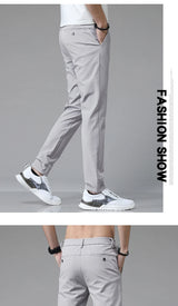 Men's Lightweight Stretch Slim-Fit Pants