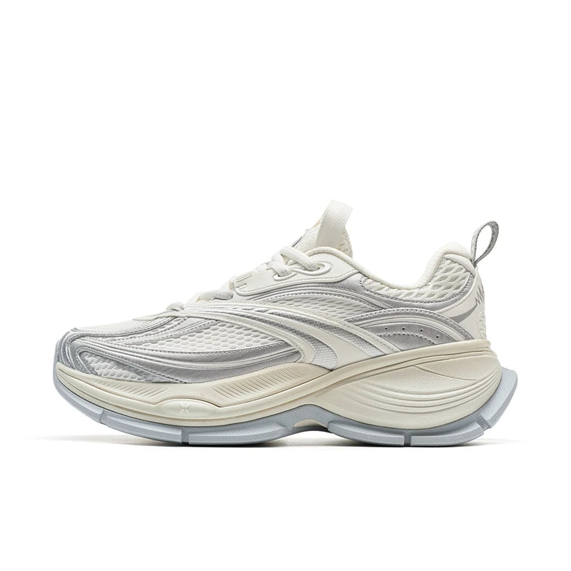 Xtep Basque 2 Casual Shoes for Men Height-increasing Mesh Cushioning Retro Millennium Daddy Female Shoes 875219320012