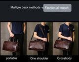 2024 New Cow Genuine Alligator Leather Travel Bags Luxury Men Large Capacity Portable Male Shoulder Bags Brand Travel Duffle Bag